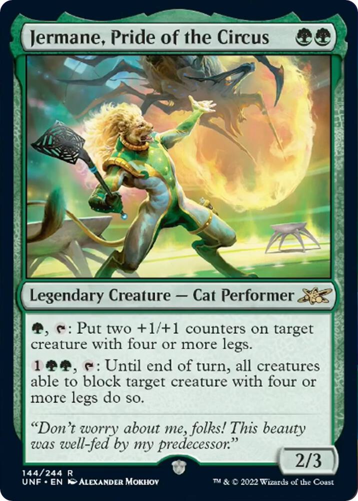 Jermane, Pride of the Circus [Unfinity]