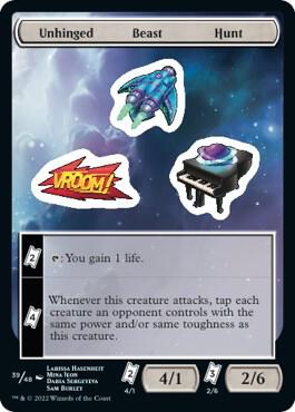 Unhinged Beast Hunt [Unfinity Stickers]