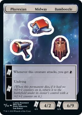 Phyrexian Midway Bamboozle [Unfinity Stickers]