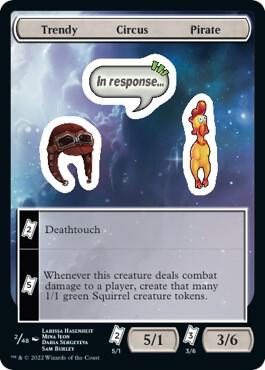 Trendy Circus Pirate [Unfinity Stickers]