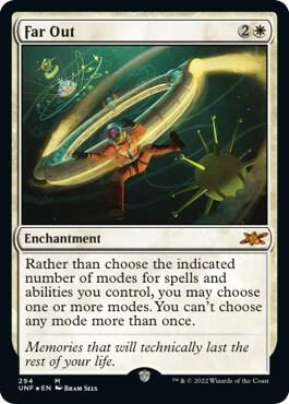 Far Out (Galaxy Foil) [Unfinity]