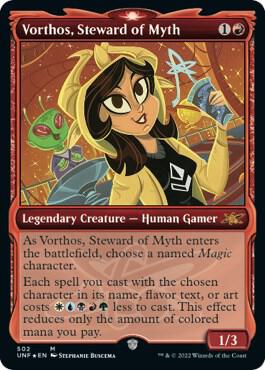 Vorthos, Steward of Myth (Showcase) (Galaxy Foil) [Unfinity]