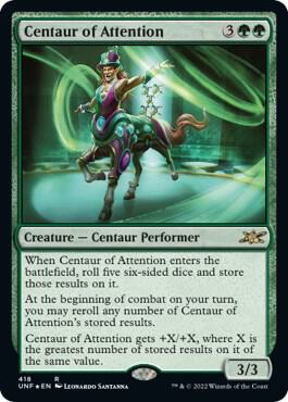 Centaur of Attention (Galaxy Foil) [Unfinity]