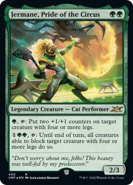 Jermane, Pride of the Circus (Galaxy Foil) [Unfinity]