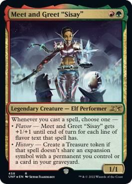 Meet and Greet "Sisay" (Galaxy Foil) [Unfinity]