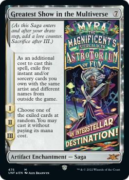 Greatest Show in the Multiverse (Galaxy Foil) [Unfinity]