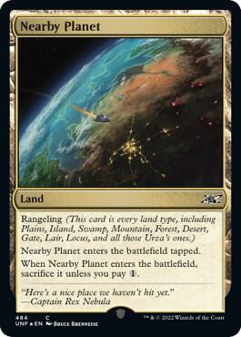 Nearby Planet (Galaxy Foil) [Unfinity]