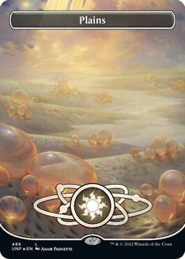 Plains (486) (Planetary Space-ic Land) (Galaxy Foil) [Unfinity]