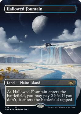 Hallowed Fountain (Borderless) (Galaxy Foil) [Unfinity]
