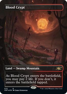 Blood Crypt (Borderless) (Galaxy Foil) [Unfinity]
