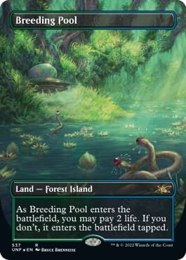 Breeding Pool (Borderless) (Galaxy Foil) [Unfinity]
