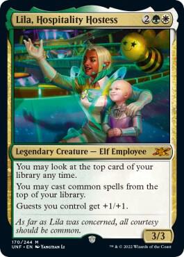 Lila, Hospitality Hostess (Galaxy Foil) [Unfinity]