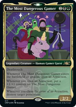 The Most Dangerous Gamer (Showcase) (Galaxy Foil) [Unfinity]