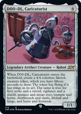 D00-DL, Caricaturist (Galaxy Foil) [Unfinity]