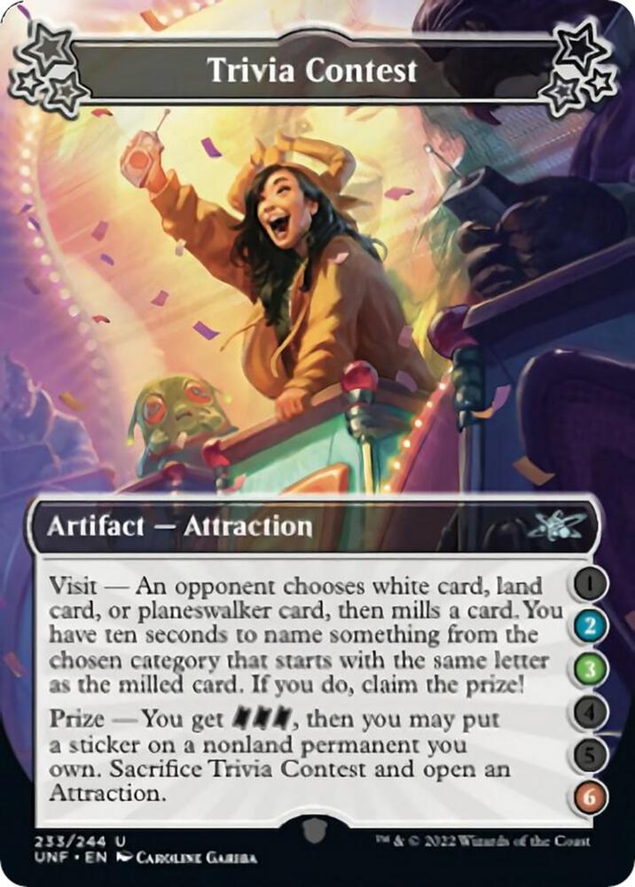 Trivia Contest (2-3-6) [Unfinity]