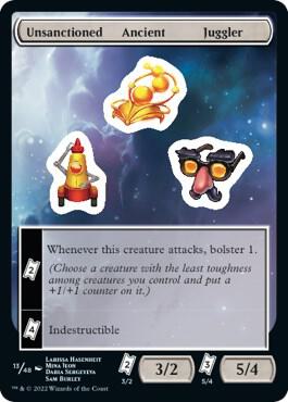 Unsanctioned Ancient Juggler [Unfinity Stickers]