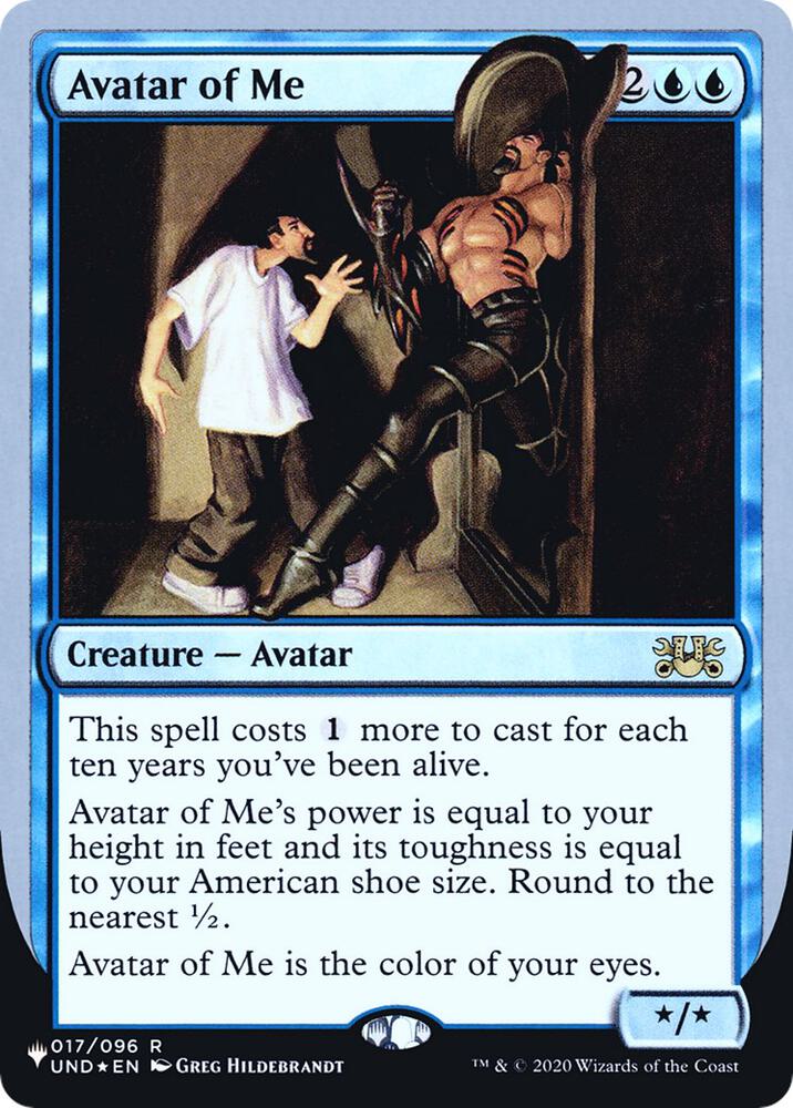 Avatar of Me (Unfinity Foil Edition) [The List]
