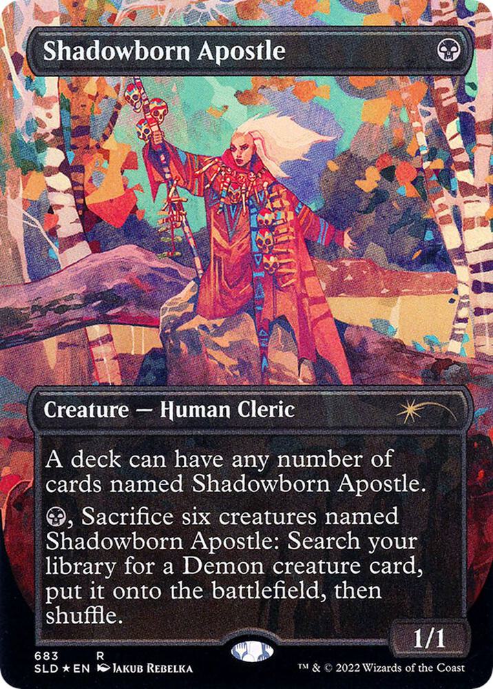 Shadowborn Apostle (Borderless) (683) [Secret Lair Drop Promos]