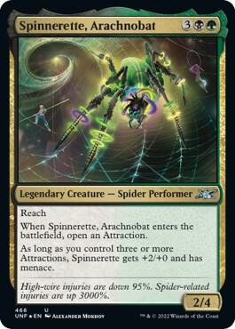 Spinnerette, Arachnobat (Galaxy Foil) [Unfinity]