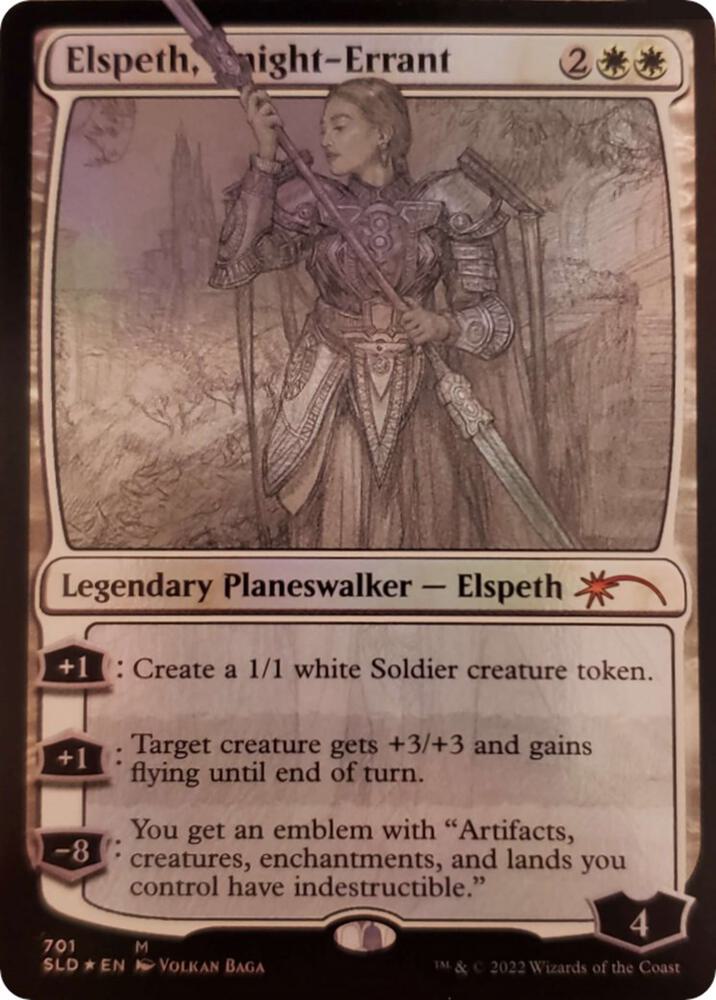Elspeth, Knight-Errant (Sketch) [Secret Lair Drop Promos]