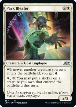 Park Bleater (Galaxy Foil) [Unfinity]