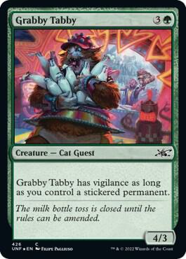 Grabby Tabby (Galaxy Foil) [Unfinity]