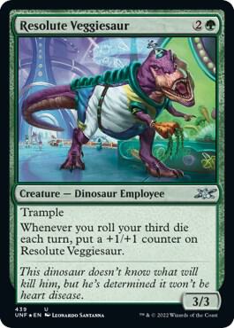 Resolute Veggiesaur (Galaxy Foil) [Unfinity]