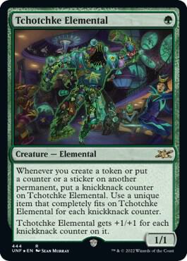 Tchotchke Elemental (Galaxy Foil) [Unfinity]
