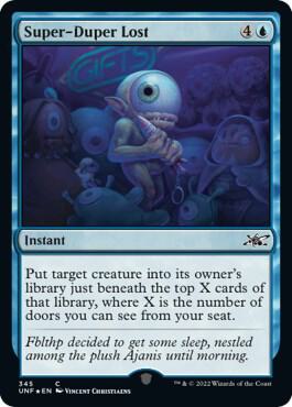 Super-Duper Lost (Galaxy Foil) [Unfinity]