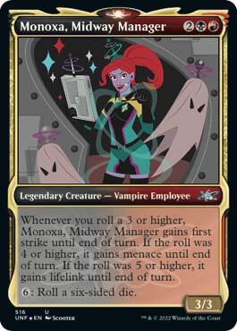 Monoxa, Midway Manager (Showcase) (Galaxy Foil) [Unfinity]