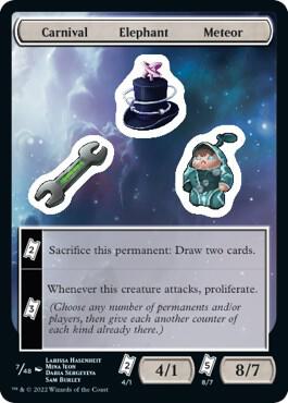 Carnival Elephant Meteor [Unfinity Stickers]