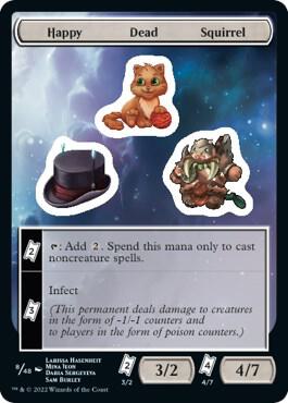 Happy Dead Squirrel [Unfinity Stickers]