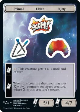 Primal Elder Kitty [Unfinity Stickers]