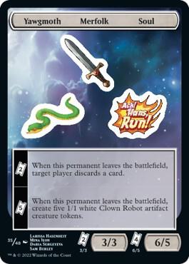 Yawgmoth Merfolk Soul [Unfinity Stickers]