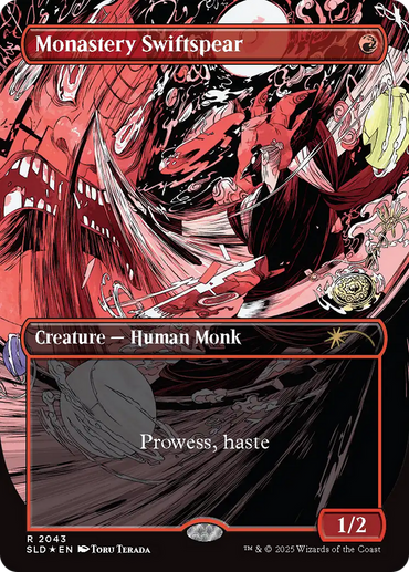 Monastery Swiftspear (2043) (Raised Foil) [Secret Lair Drop Series]