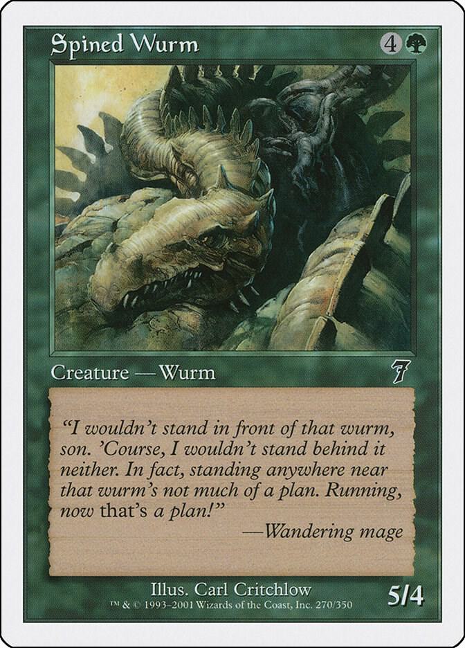 Spined Wurm [Seventh Edition]