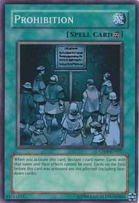 Prohibition [CP08-EN002] Super Rare