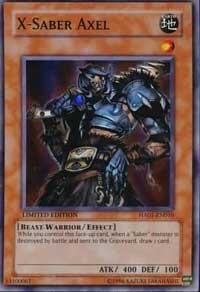 X-Saber Axel [HA01-EN010] Super Rare