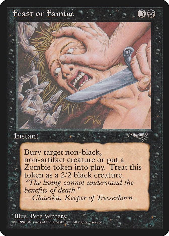 Feast or Famine (Falling) [Alliances]