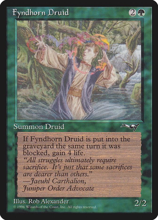 Fyndhorn Druid (Blue Flames) [Alliances]