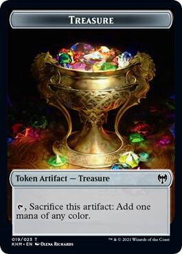 Treasure // Clue Double-Sided Token [Pioneer Challenger Decks 2022]