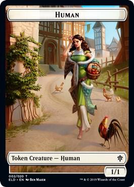 Human // Clue Double-Sided Token [Pioneer Challenger Decks 2022]