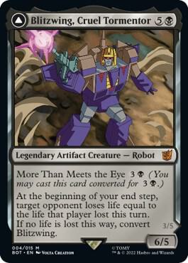 Blitzwing, Cruel Tormentor // Blitzwing, Adaptive Assailant [Transformers]