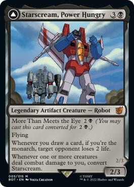 Starscream, Power Hungry // Starscream, Seeker Leader [Transformers]