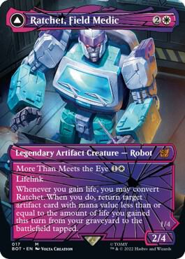 Ratchet, Field Medic // Ratchet, Rescue Racer (Shattered Glass) [Transformers]