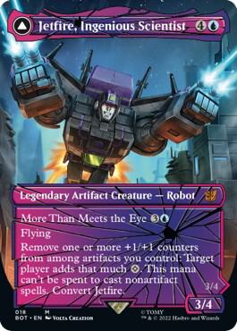 Jetfire, Ingenious Scientist // Jetfire, Air Guardian (Shattered Glass) [Transformers]