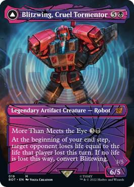 Blitzwing, Cruel Tormentor // Blitzwing, Adaptive Assailant (Shattered Glass) [Transformers]