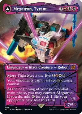 Megatron, Tyrant // Megatron, Destructive Force (Shattered Glass) [Transformers]