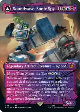 Soundwave, Sonic Spy // Soundwave, Superior Captain (Shattered Glass) [Transformers]