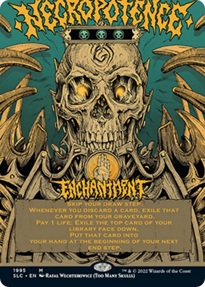 Necropotence (Borderless Alternate Art) [Secret Lair Countdown Kit]
